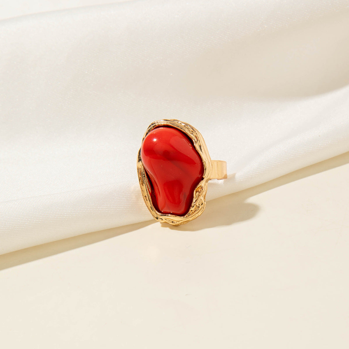 Wholesale Geometric irregular fashion ring set